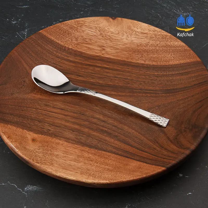 قاشق مربا خوری رولنزا – مدل کوئین – استیل براق