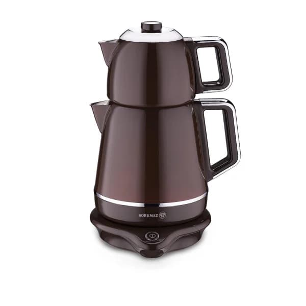 چایساز کرکماز مدل دمیکس رنگ موکا کد A332-06 ا Demix model korkmaz tea maker A332-06 — تصویر ۳
