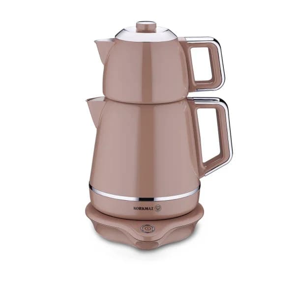 چایساز کرکماز مدل دمیکس رنگ موکا کد A332-06 ا Demix model korkmaz tea maker A332-06