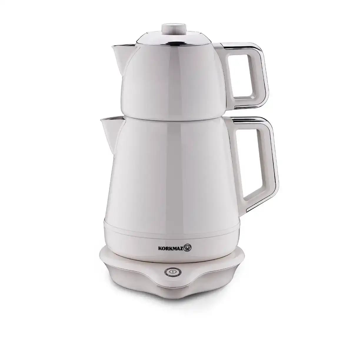 چایساز کرکماز مدل دمیکس رنگ موکا کد A332-06 ا Demix model korkmaz tea maker A332-06 — تصویر ۴