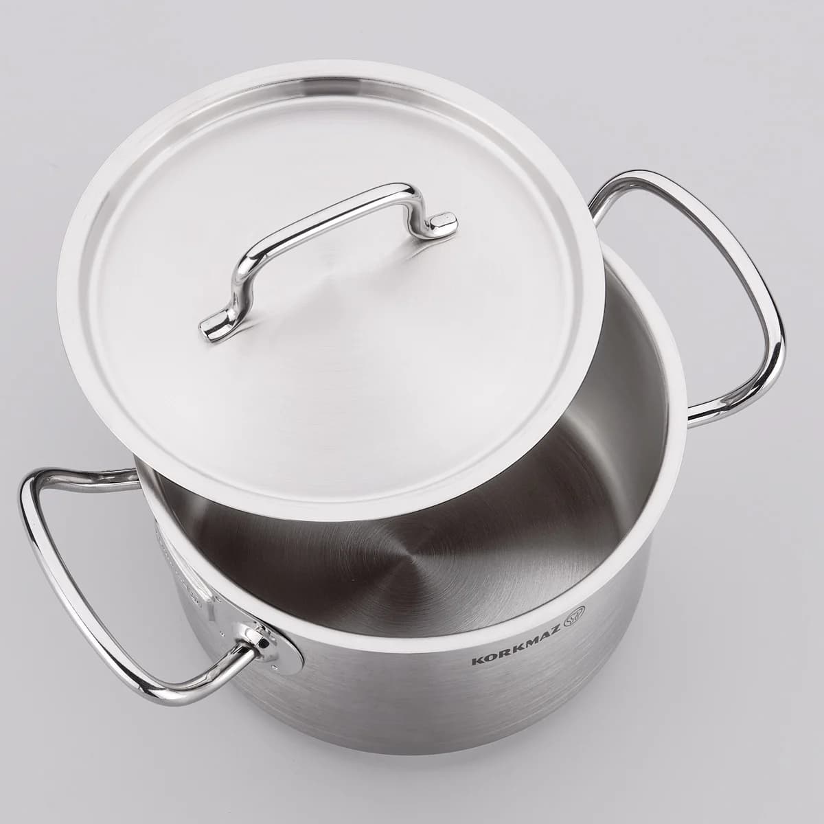 قابلمه کوتاه کرکماز مدل پرولاین گاسترو کاسرول 16×7.5 سانتی متری A2736 ا Korkmaz Proline Gastro 16×7.5 cm Short Casserole A2736 — تصویر ۲
