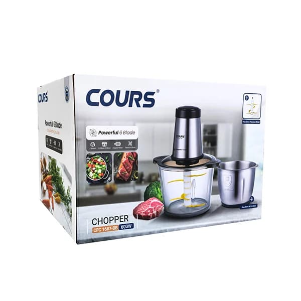خردکن 2کاسه کورس مدل CFC 1687BB ا COURS Chopper Model CFC 1687-BB — تصویر ۴