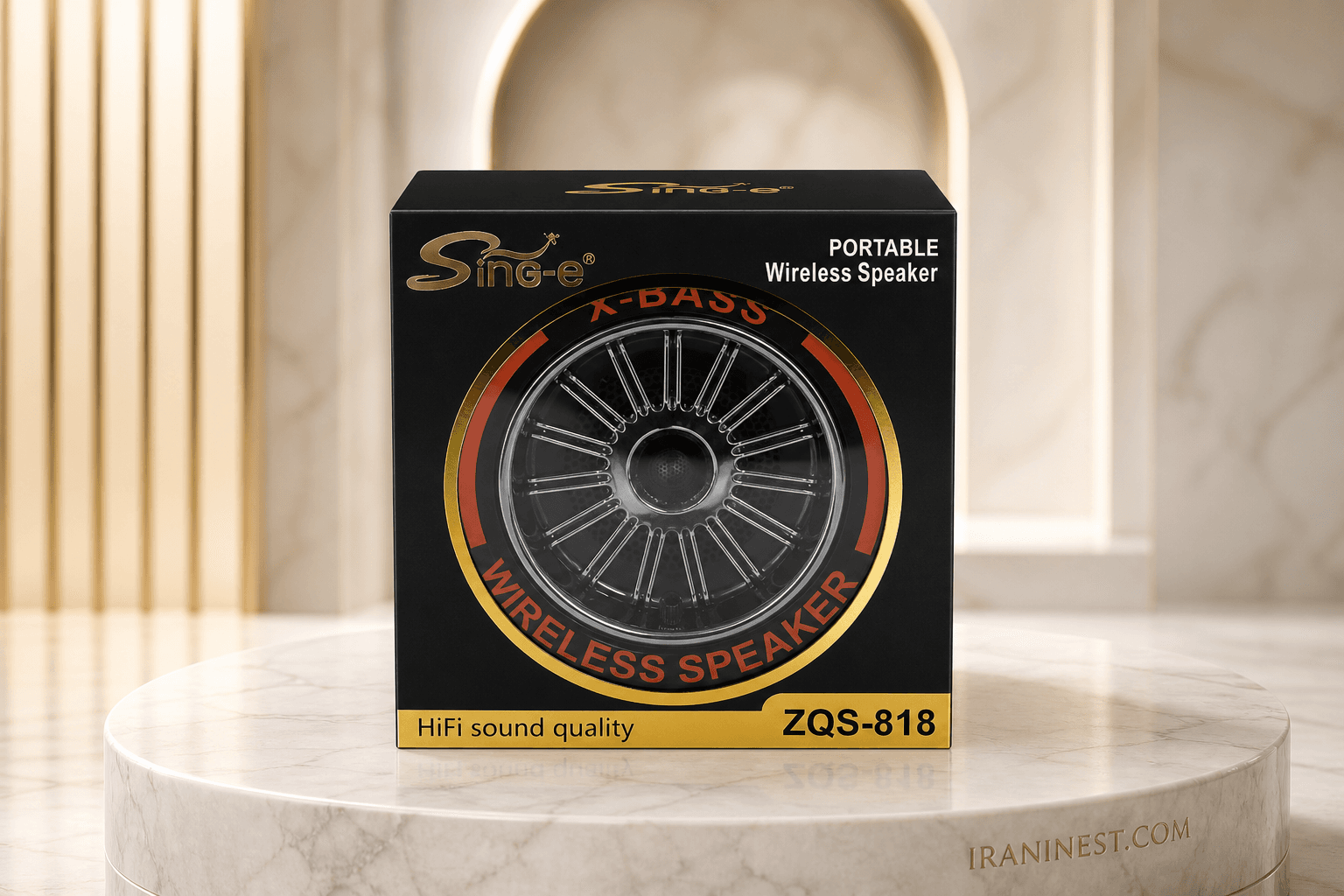 اسپیکر بلوتوثی طرح رینگ مدل ZQS-818 — تصویر ۳