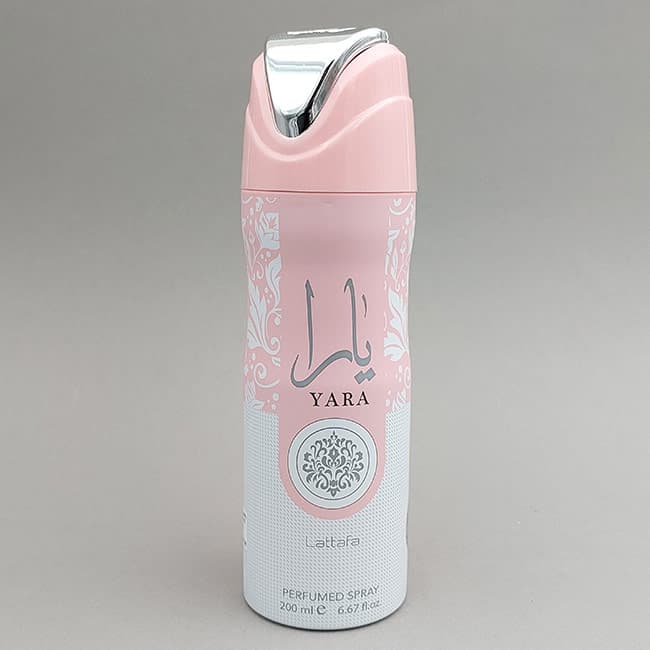 اسپری خوشبو کننده بدن لطافه مدل یارا صورتی Lattafa YARA حجم 200 میل 92958
