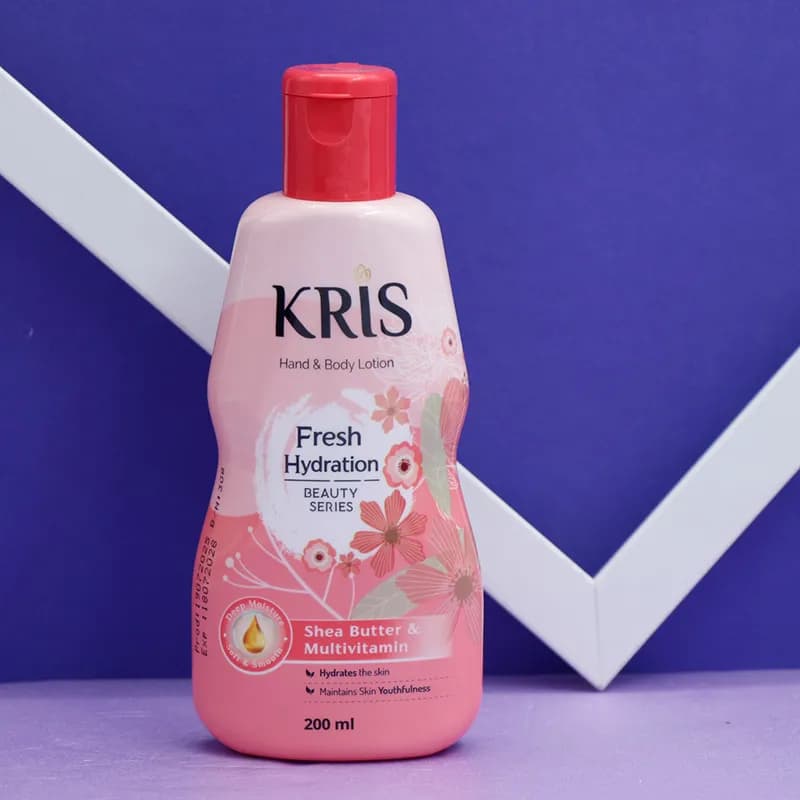 لوسیون بدن کریس صورتی KRIS Fresh Hydration حجم 200 میل کد 91262