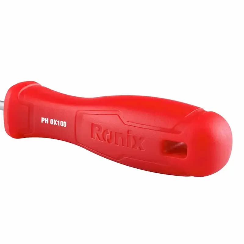 پیچ گوشتی تکی دسته پلاستیکی چهارسو 100 × 3 رونیکس مدل RH-2837 — تصویر ۳