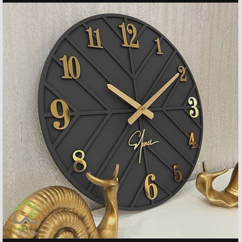 ساعت دیواری چوبی و مولتی استایل موتور آرام گرد کد 03 فیلبندشاپ مدل 841028