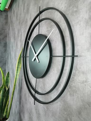 ساعت دیواری مدرن فلزی H182 فیلبندشاپ مدل 841010