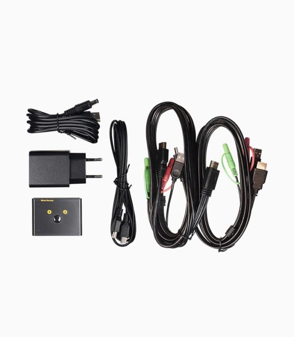 کی وی ام سوئیچ ۲ پورت HDMI کی نت پلاس KP-SWKH402 — تصویر ۲