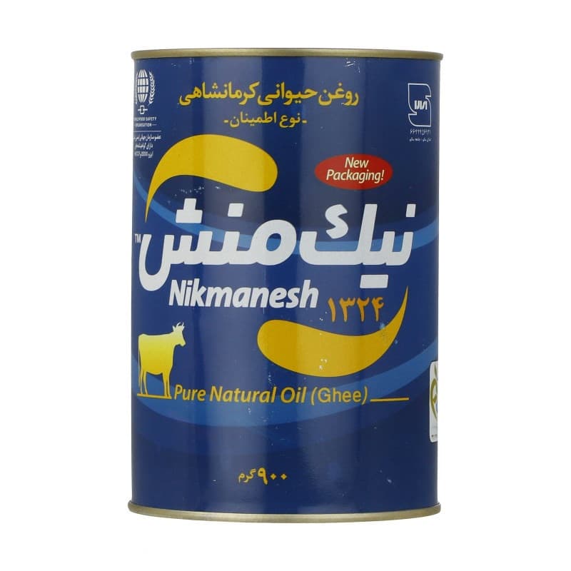 روغن حیوانی نیک منش اطمینان (گاوی) ۹۰۰ گرمی