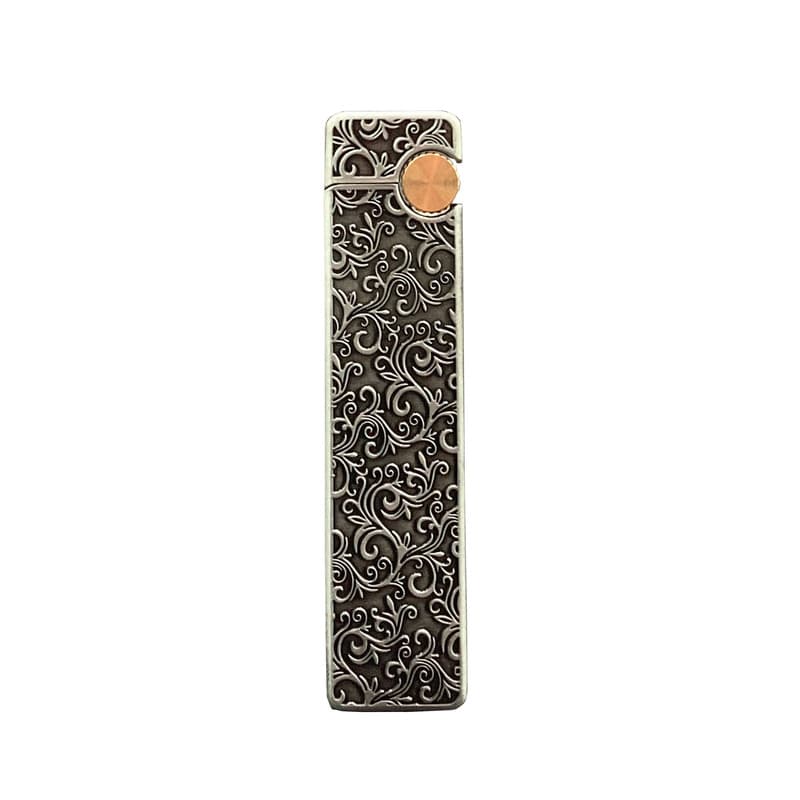 فندک گازی مدل استوانه مکعبی طرح بته جقه کد DKD-2049