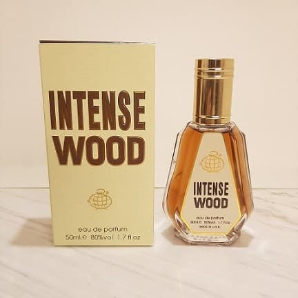 عطر ادکلن اینتنس وود مردانه فراگرنس ورد 50 میل Fragrance world Intense Wood
