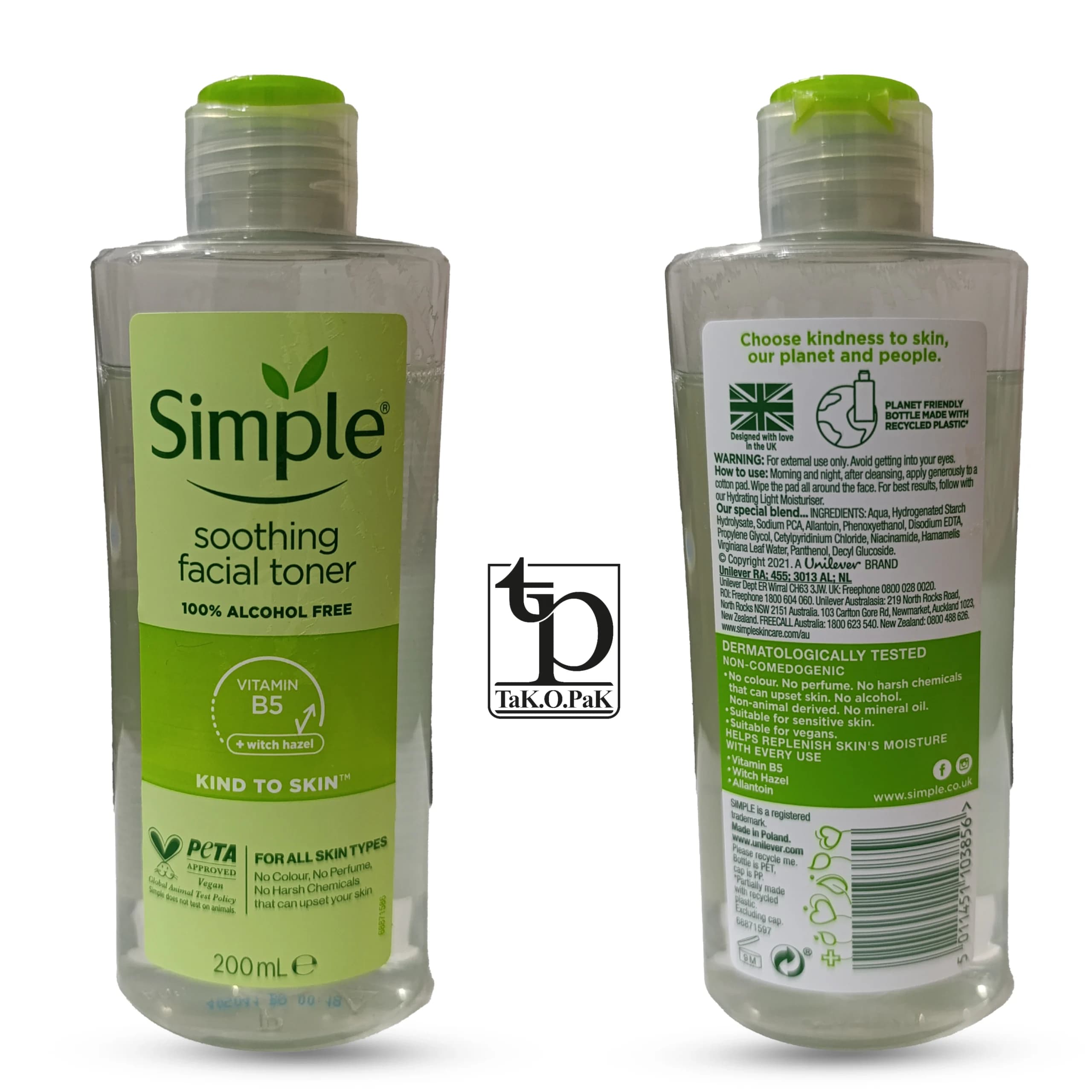 تونر صورت مدل Soothing Kind to Skin حجم 200 میل