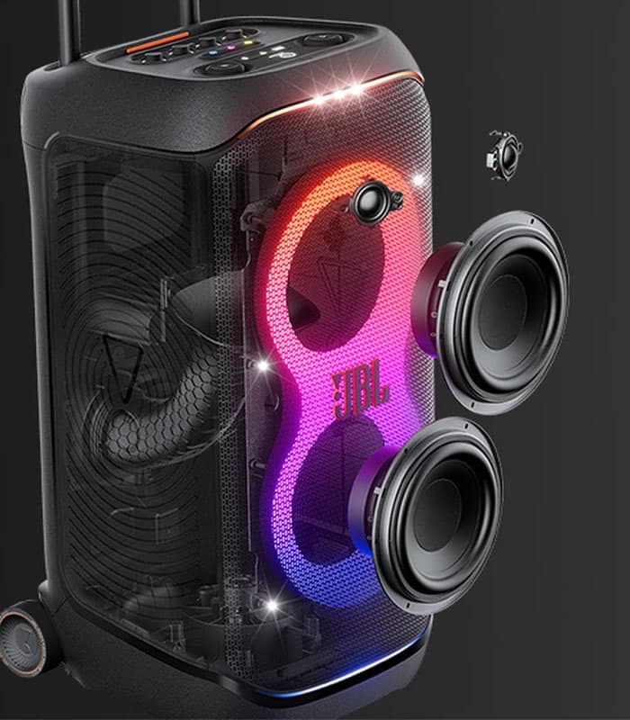 اسپیکر بلوتوثی جی بی ال مدل JBL PartyBox Stage 320 — تصویر ۶