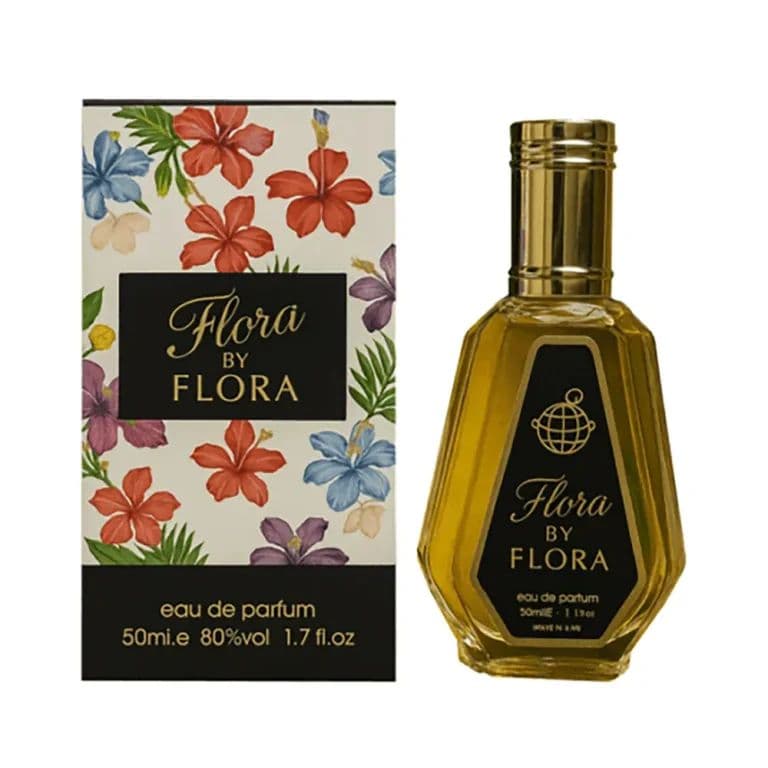 عطر ادکلن زنانه گوچی فلورا فراگرنس ورد فلورا بای فلورا 50 میل (Fragrance World Gucci Flora by Gucci) — تصویر ۳