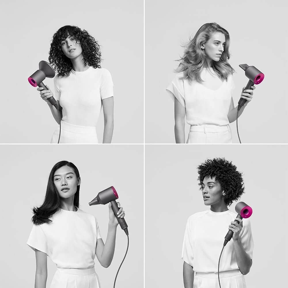 سشوار دایسون Dyson SUPERSONIC – فوشیا 1600 وات — تصویر ۴