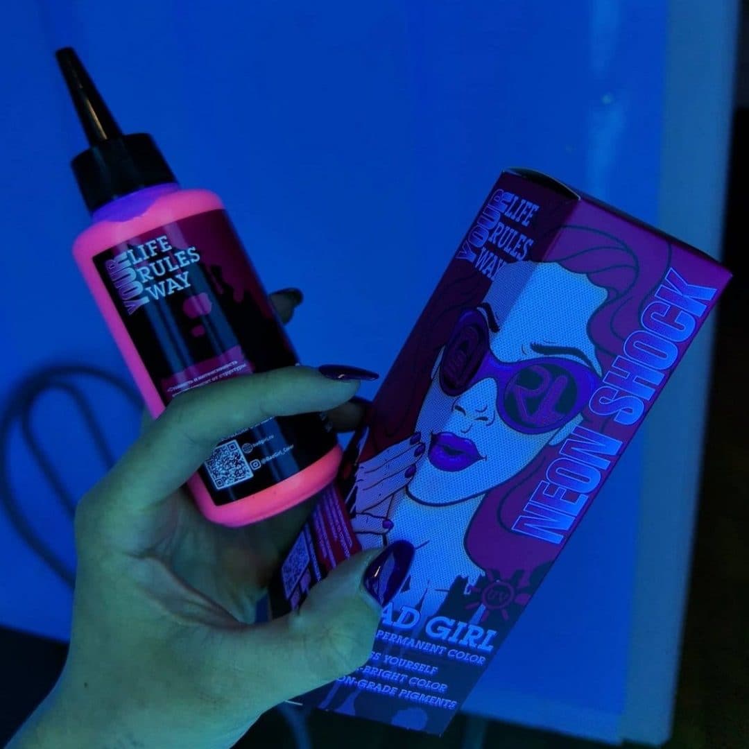 رنگ مو فانتزی بد گرل BAD GIRL مدل NEON SHOCK — تصویر ۳