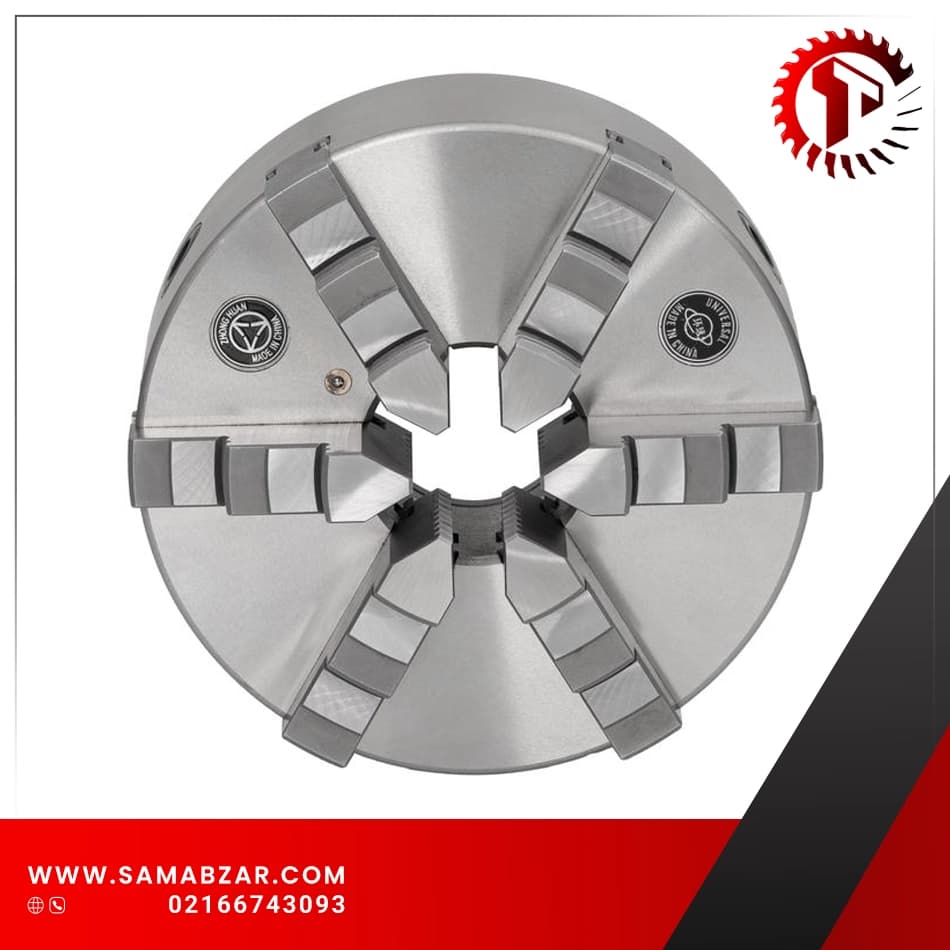 شش نظام دستگاه تراش 200mm مدل K13-200 کره نشان اصل