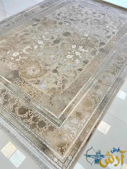 فرش افشان جدید 1200 شانه طرح ماهلین — تصویر ۲