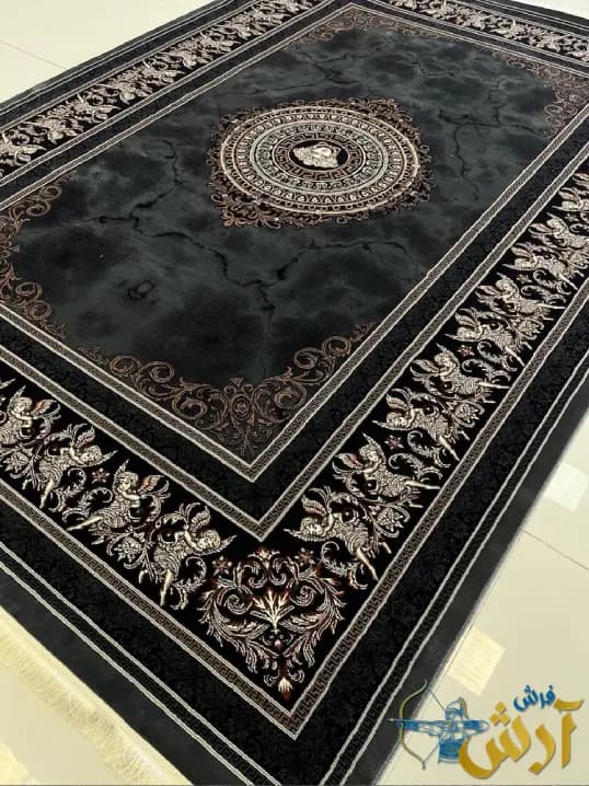 فرش ورساچه 700 شانه ارزان طرح هلیا — تصویر ۲