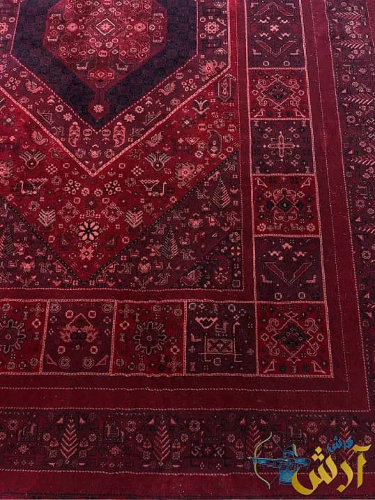 فرش 700 شانه ارزان قیمت لاکی طرح مهلا — تصویر ۳