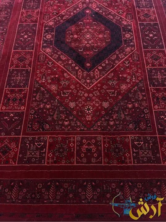 فرش 700 شانه ارزان قیمت لاکی طرح مهلا — تصویر ۴