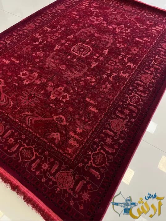 فرش 700 شانه ارزان قیمت لاکی طرح نیلا — تصویر ۲