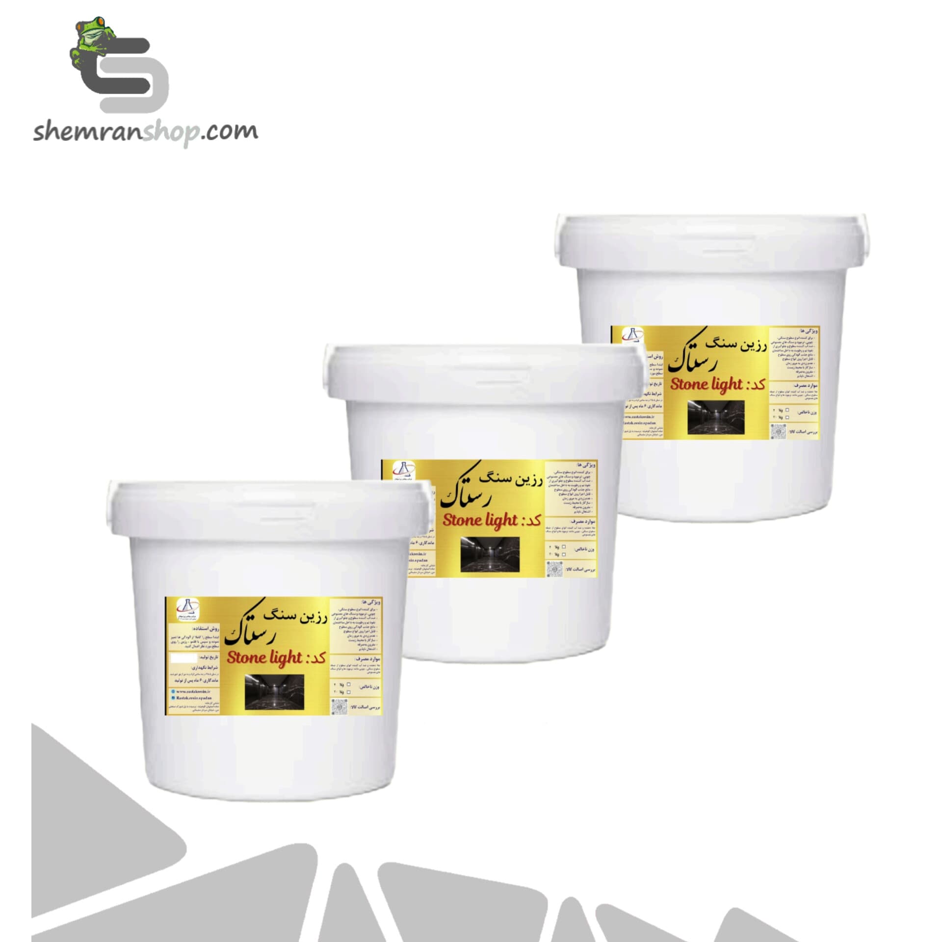 رزین سنگ stone light رستاک – سطل 1 لیتری