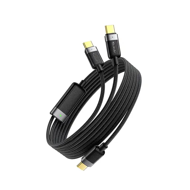 کابل فنری دو سر Type-C مک دودو Mcdodo CA-738 توان 100 وات طول 1.5 متر