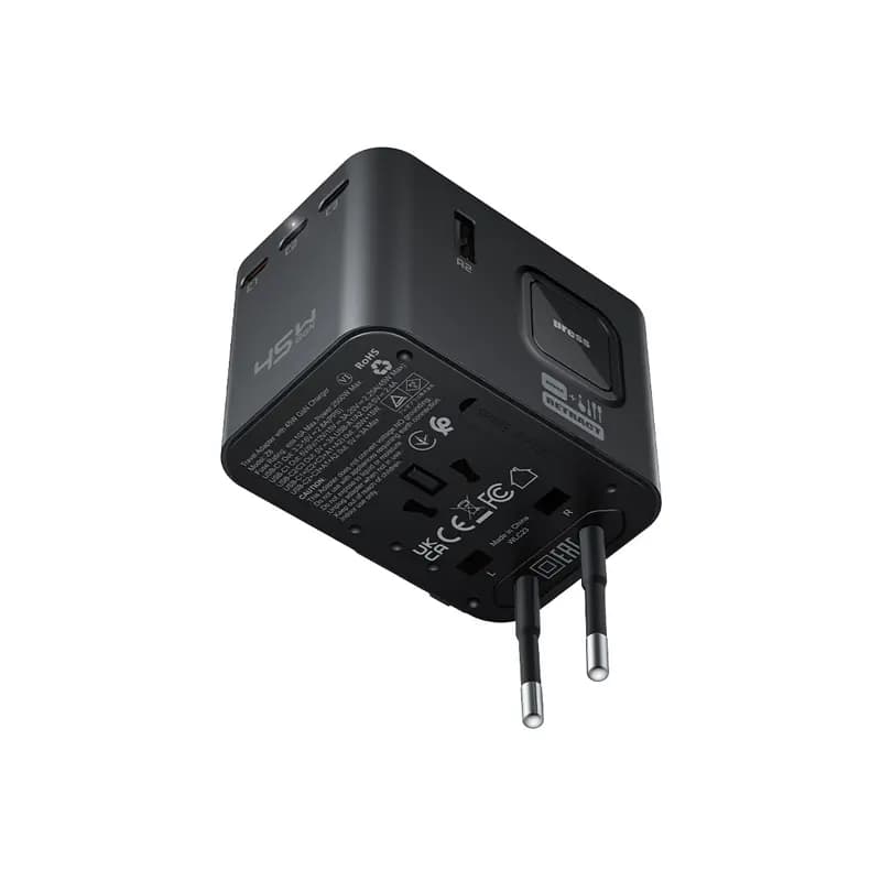 شارژر دیواری و مبدل برق ایس فست ACEFAST Z8 PD45W GaN Fast Charger توان 45 وات — تصویر ۳