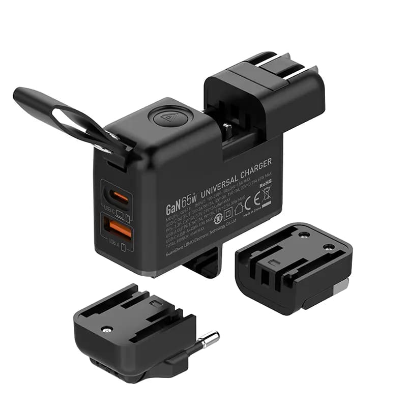 شارژر دیواری الدینیو Ldnio GaN Super Fast Charger Q2618 توان 65 وات — تصویر ۴