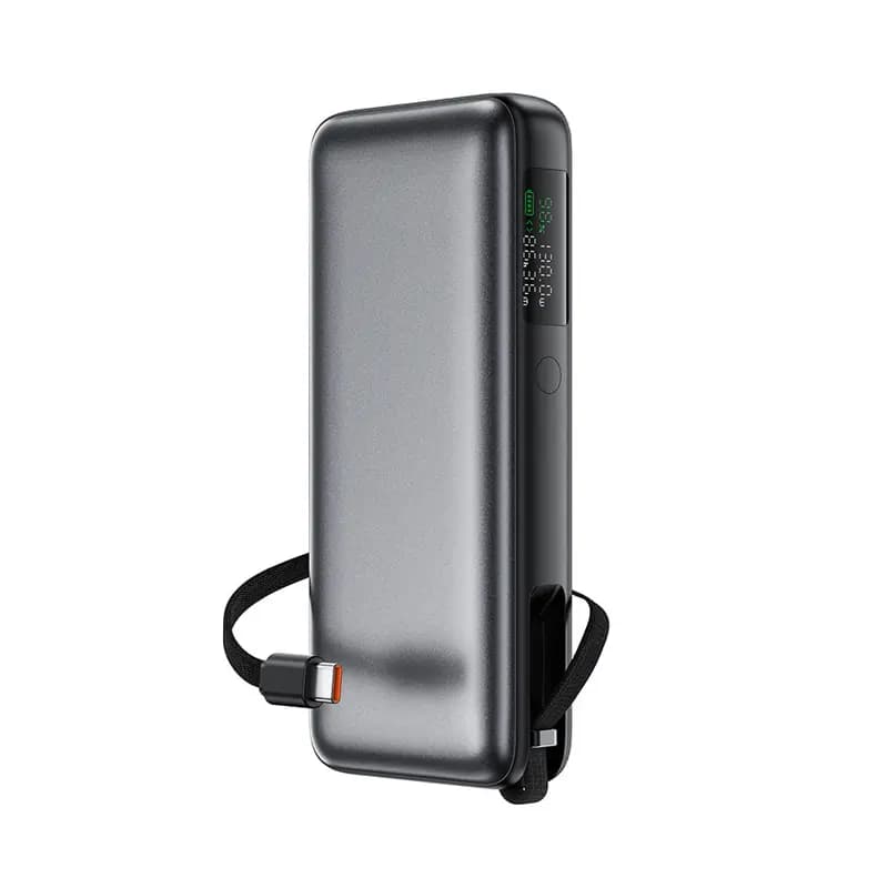 پاوربانک 20000 ایس فست ACEFAST M22 PD130W GaN Fast Charger توان 130 وات همراه با کابل متصل — تصویر ۲