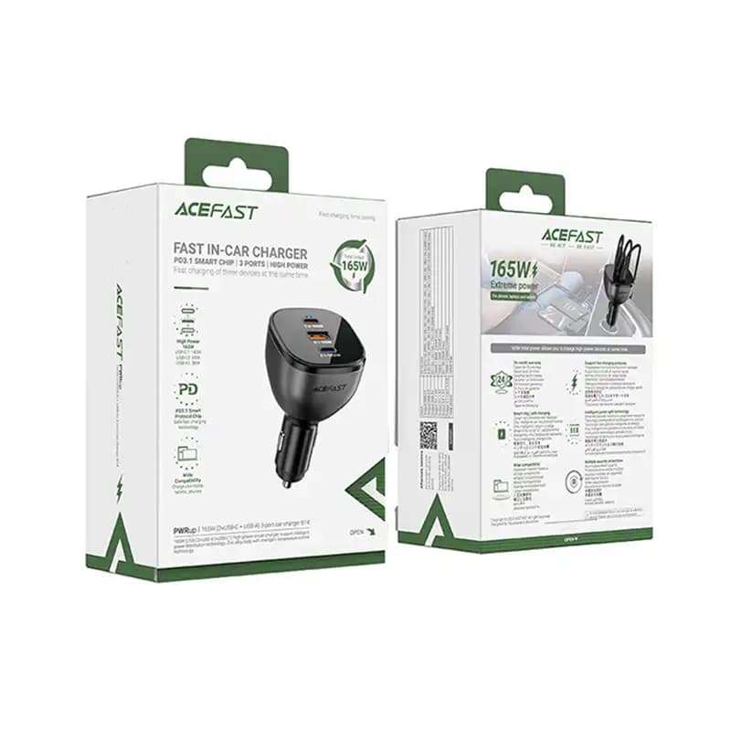 شارژر فندکی ایس فست ACEFAST B14 PD3.1 Fast Charger توان 165 وات — تصویر ۵