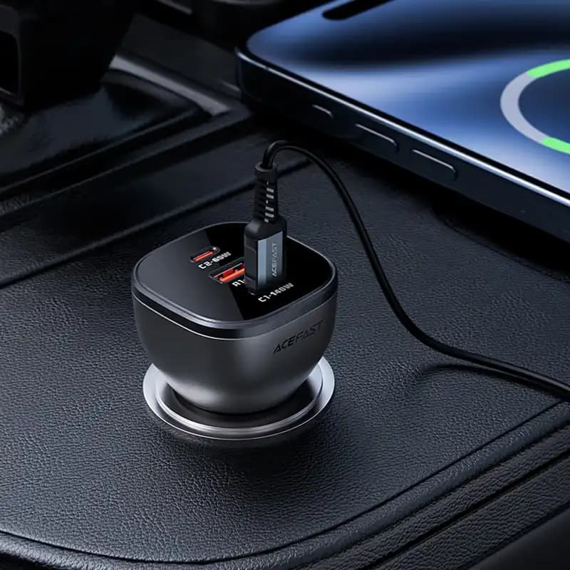 شارژر فندکی ایس فست ACEFAST B14 PD3.1 Fast Charger توان 165 وات — تصویر ۷