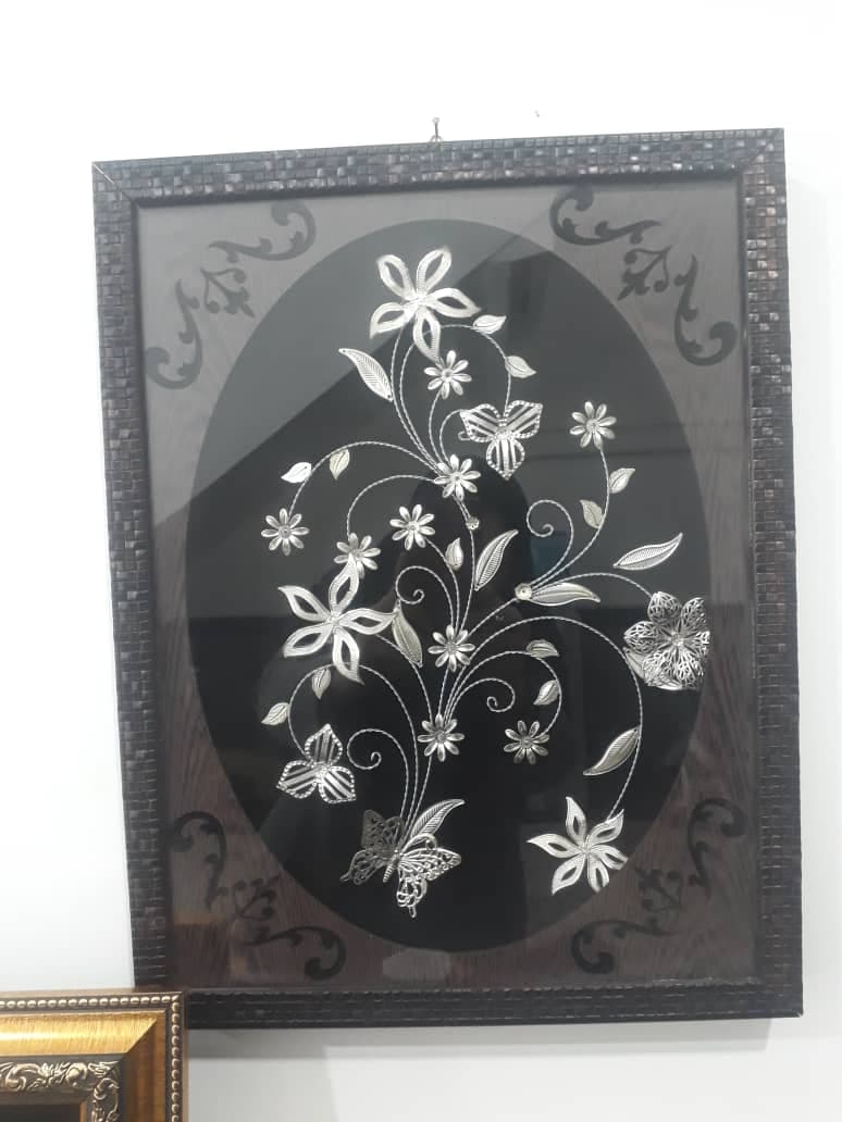 تابلو گل ملیله کد 101232