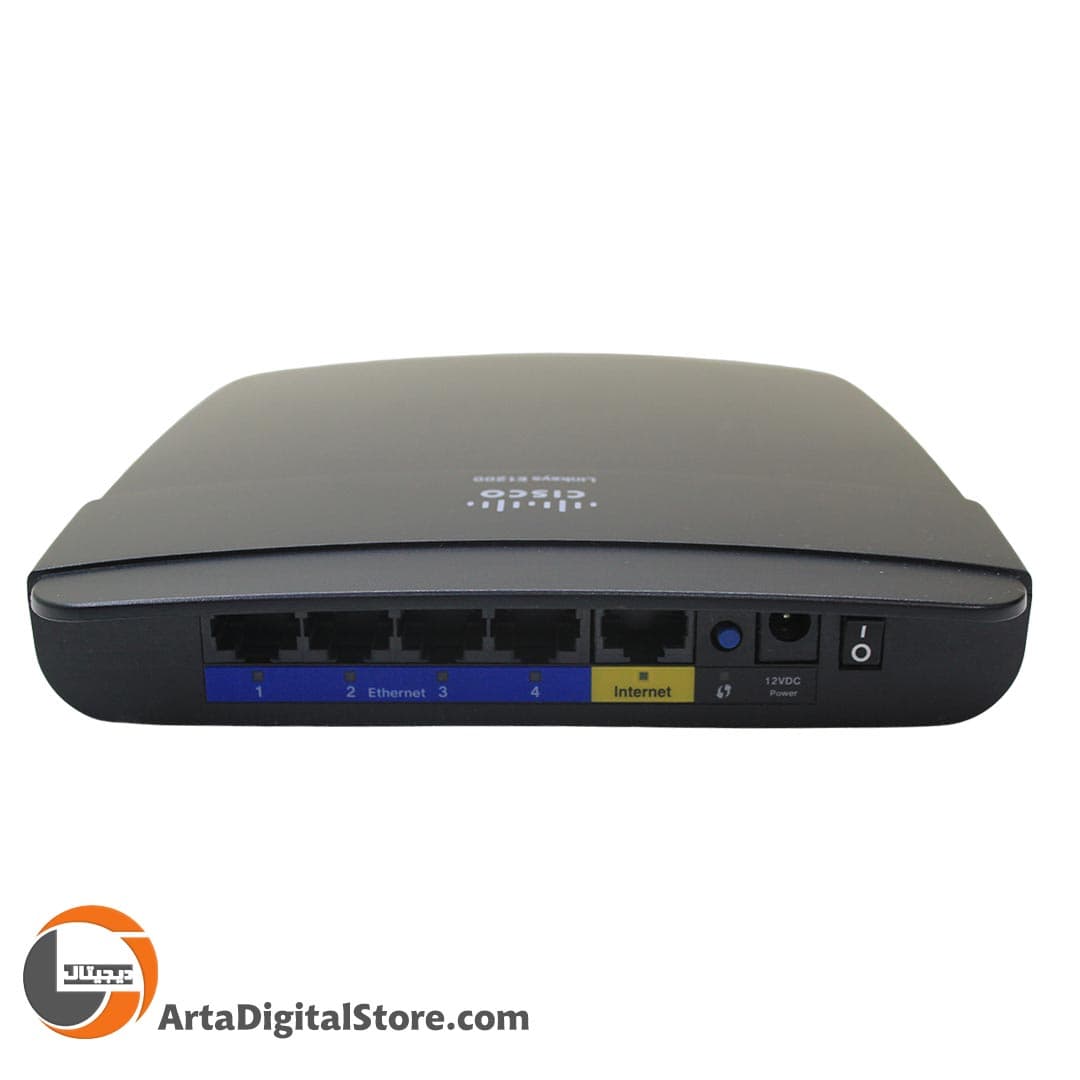 روتر بی سیم CISCO Linksys E1200 Black — تصویر ۴