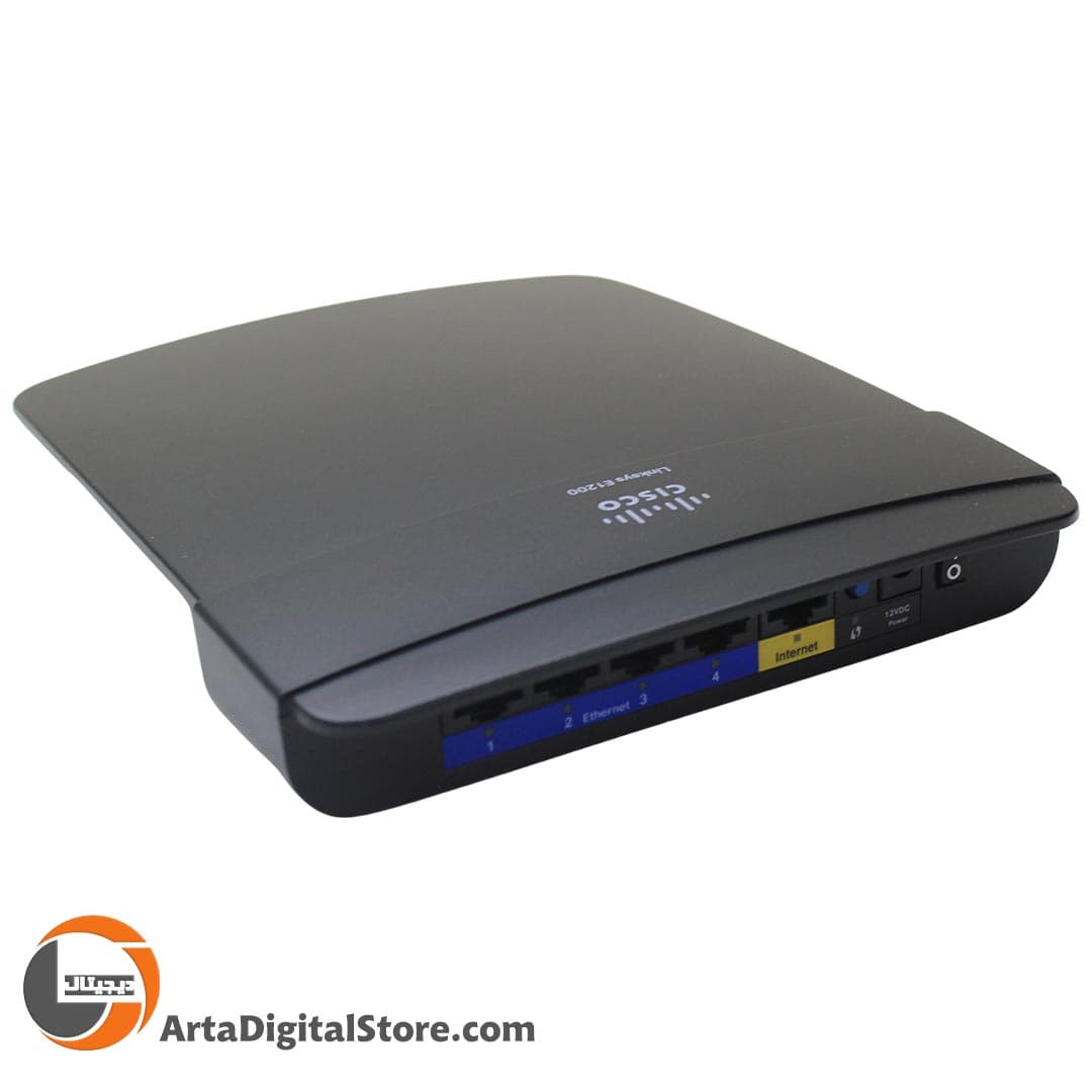 روتر بی سیم CISCO Linksys E1200 Black — تصویر ۲