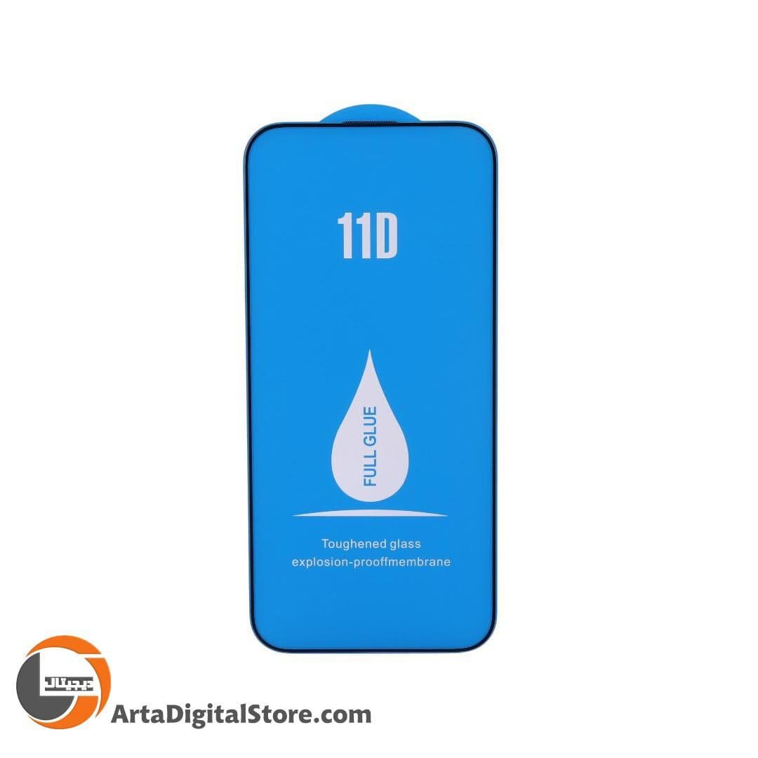 محافظ صفحه آیفون Full Glue 11D Glass iPhone 16 Pro