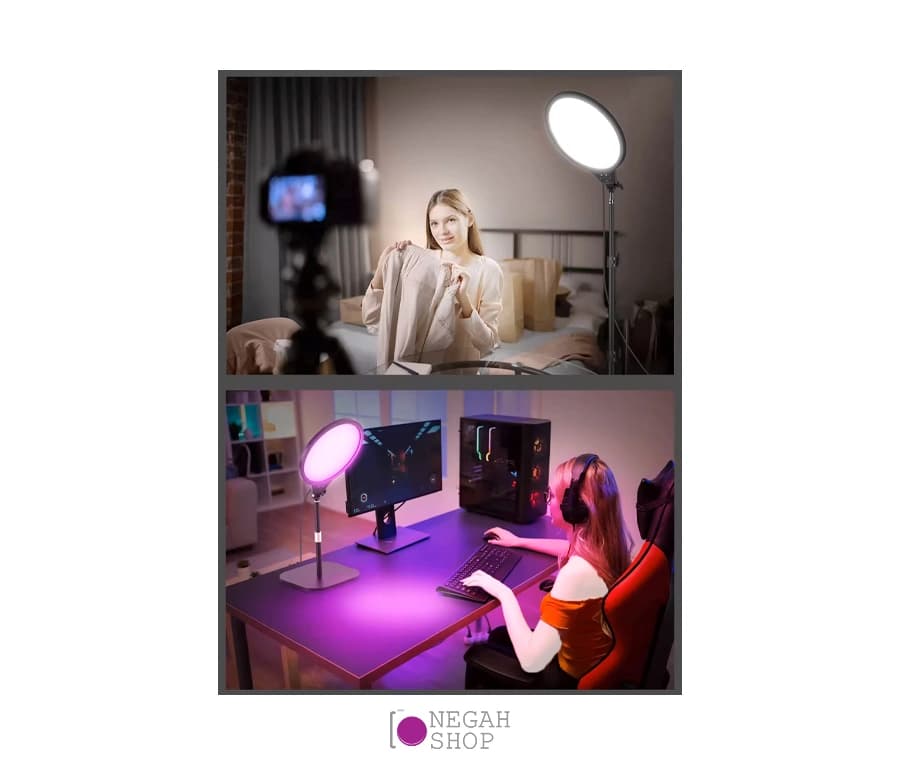 سافت لایت Luxceo R10C LED RGB — تصویر ۵