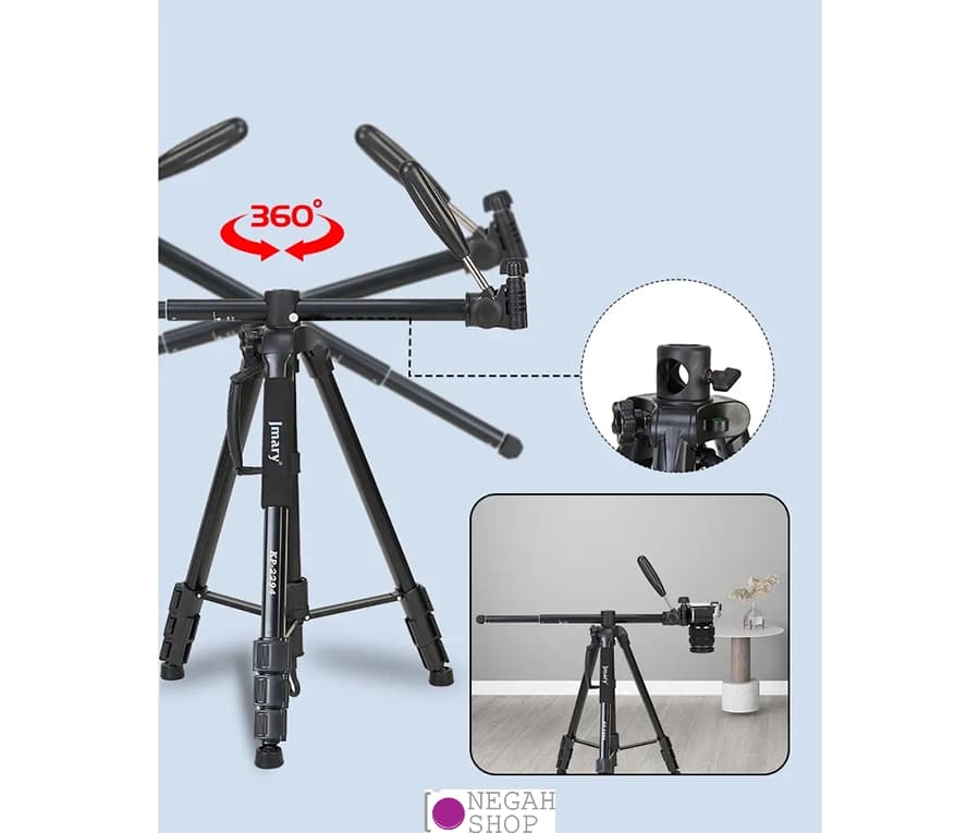 سه پایه دوربین و موبایل Jmary KP-2294 — تصویر ۸