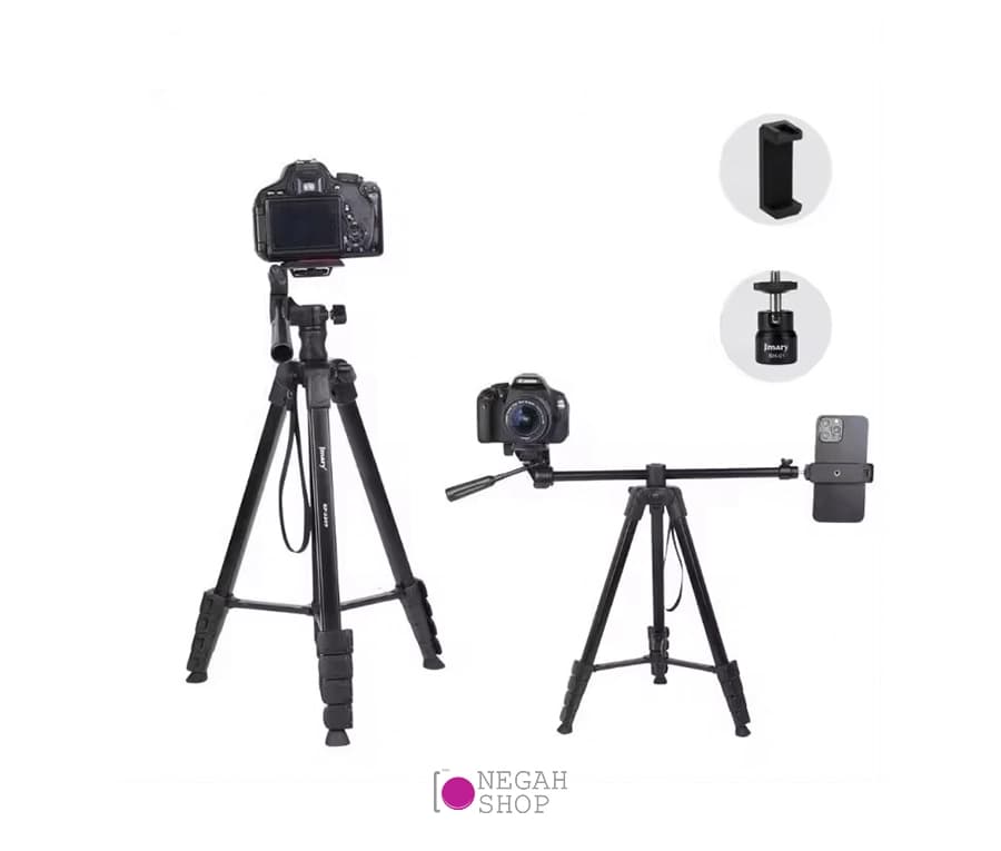 سه پایه افقی دوربین و موبایل Jmary KP-2209 — تصویر ۳