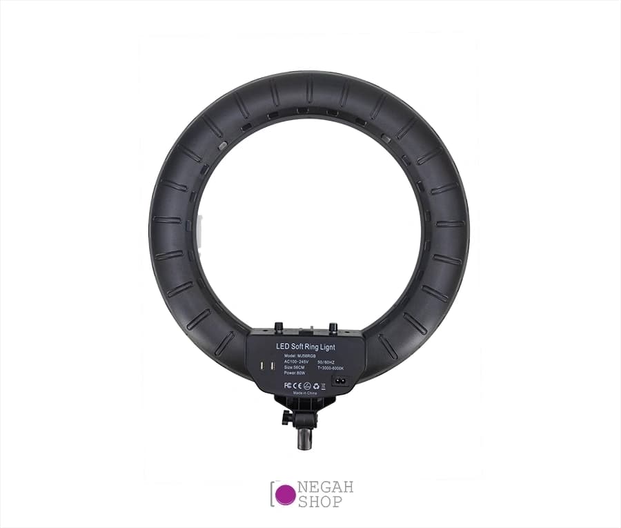 *رینگ لایت عکاسی و تولید محتوا RGB Ring Light MJ56 — تصویر ۳