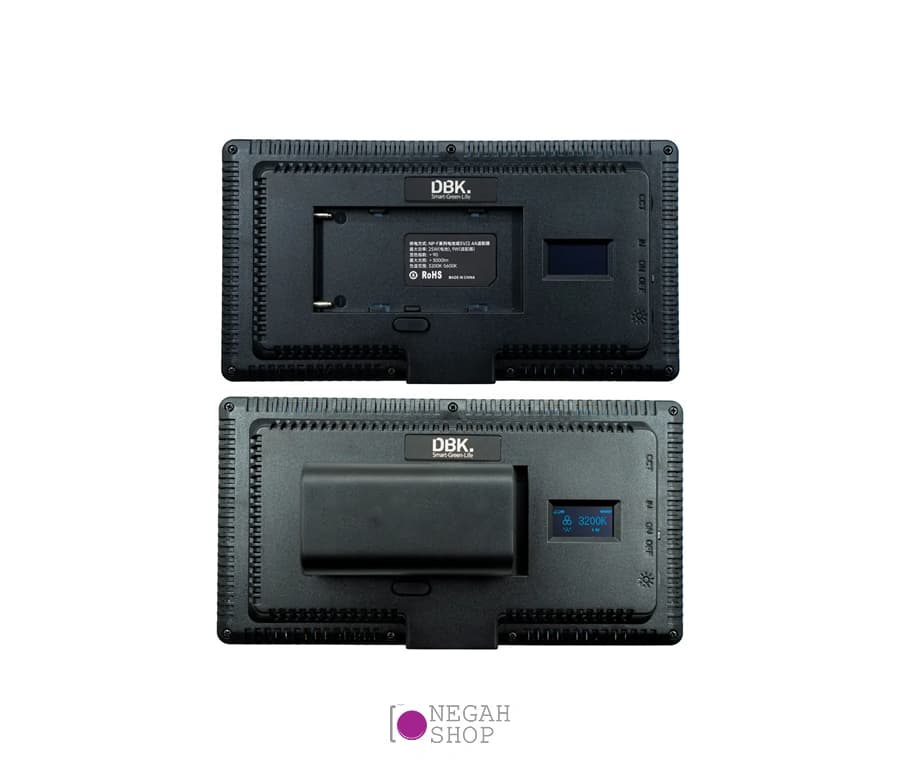 نور ثابت ال ای دی DBK SMD 416 به همراه باتری — تصویر ۲