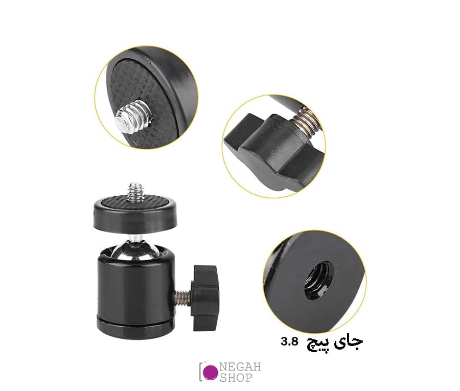 سرسه پایه کوچک با مادگی 3.8 اینچ و نری 1.4 اینچ — تصویر ۶