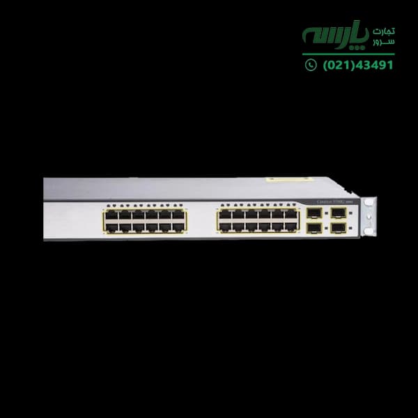 سوئیچ شبکه سیسکو 24 پورت WS-C3750G-24TS-E1U — تصویر ۴
