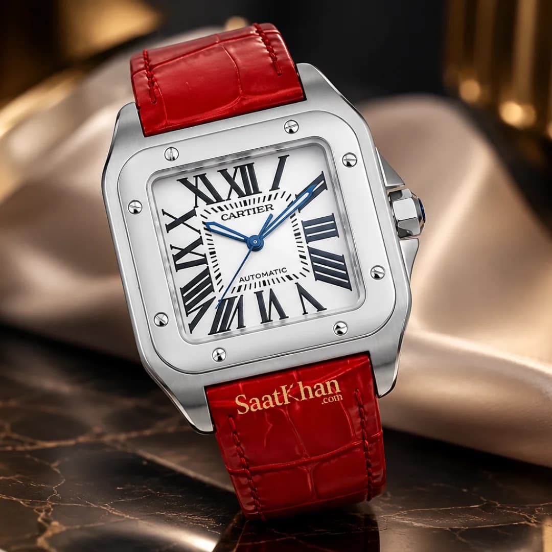 ساعت مردانه کارتیه سانتوس کوارتز Cartier Santos CM022 — تصویر ۳