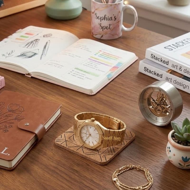 ساعت زنانه اودمار پیگه رویال اوک کوارتز AUDEMARS PIGUET ROYAL OAK APL014 — تصویر ۴