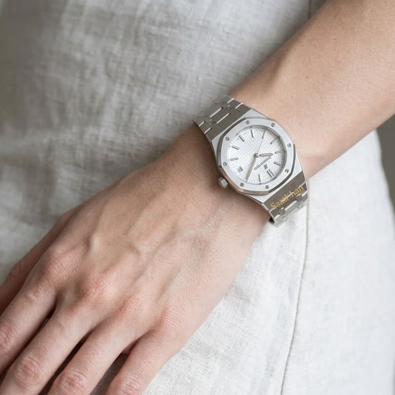 ساعت زنانه اودمار پیگه رویال اوک کوارتز AUDEMARS PIGUET ROYAL OAK APL013 — تصویر ۲