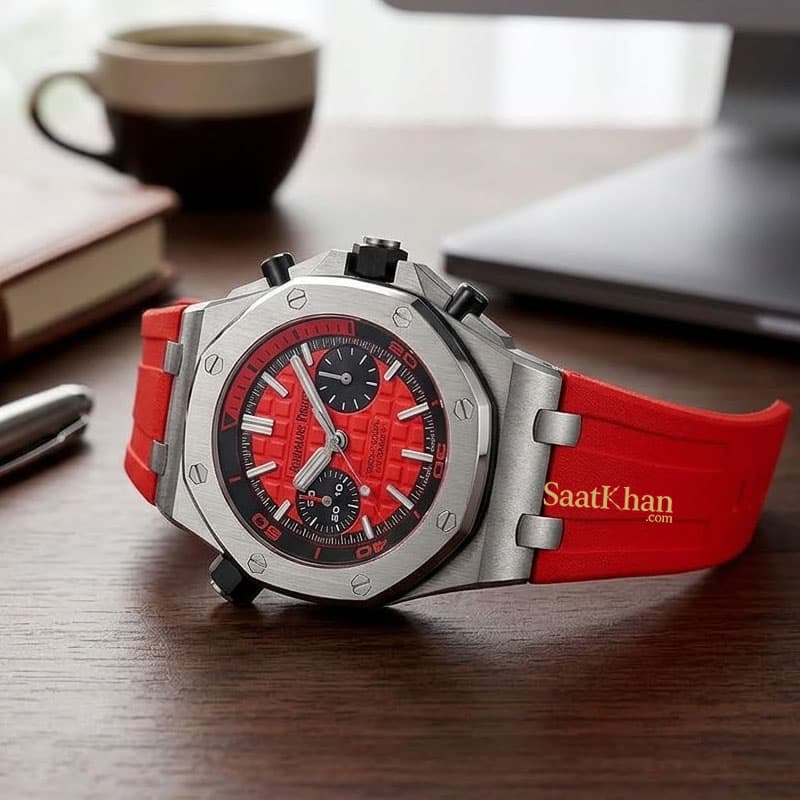 ساعت مردانه اودمار پیگه رویال اوک کوارتز AUDEMARS PIGUET ROYAL OAK APM018 — تصویر ۴