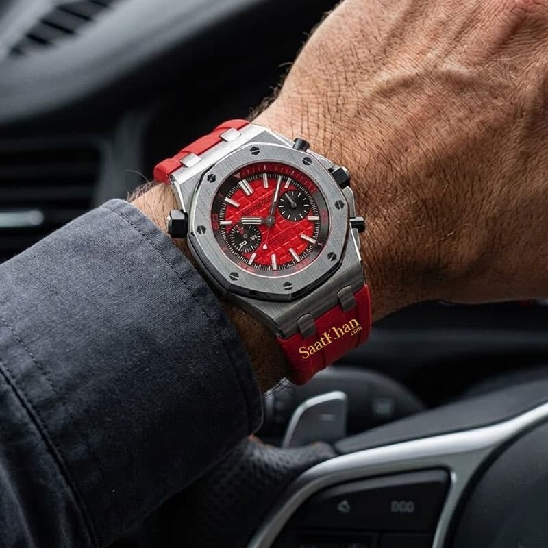 ساعت مردانه اودمار پیگه رویال اوک کوارتز AUDEMARS PIGUET ROYAL OAK APM018 — تصویر ۲